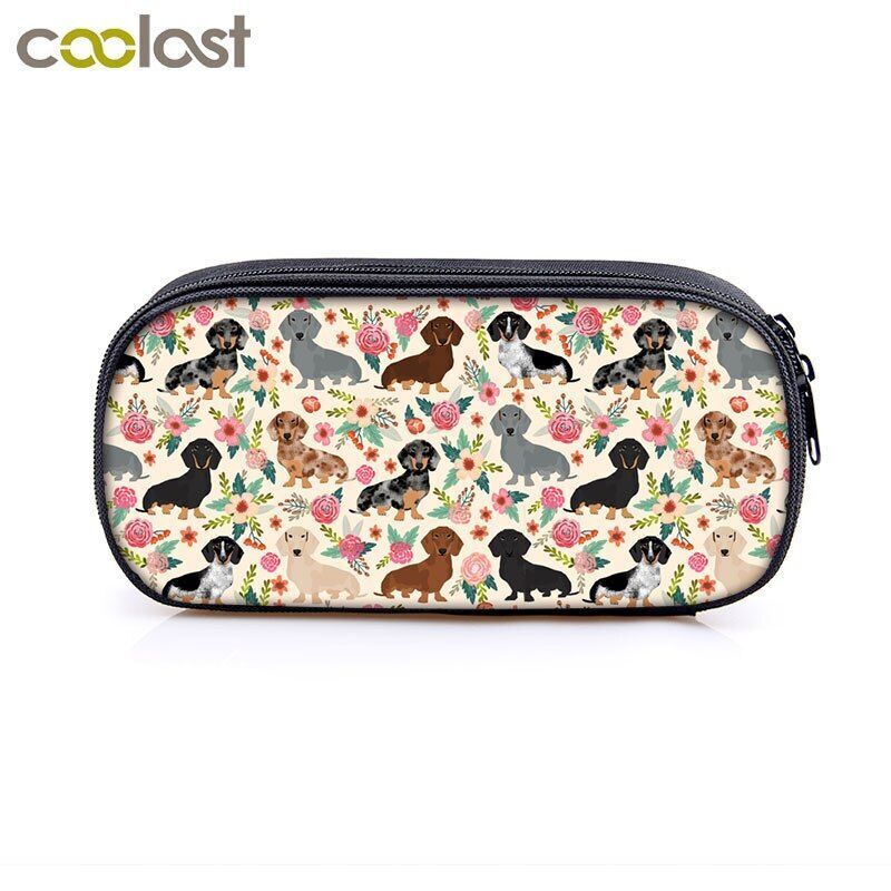 Dog Pencil Bag Stationary Bag Pencil Box School Supplies 24*11*7 CM Accessories