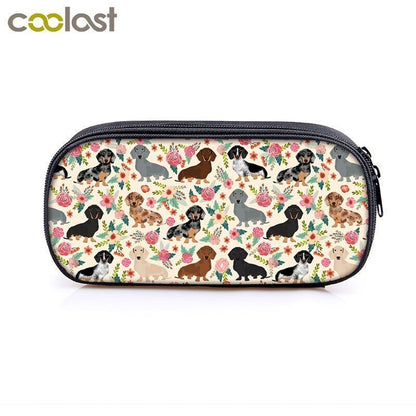 Dog Pencil Bag Stationary Bag Pencil Box School Supplies 24*11*7 CM Accessories