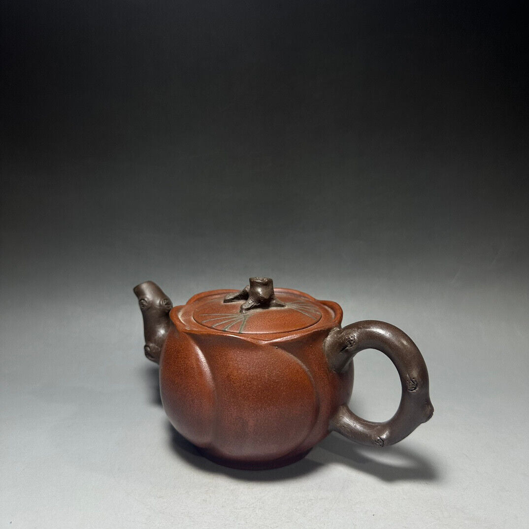 Chinese Yixing Zisha Clay Handmade Exquisite Teapot（梅花壶 底款：时大彬）