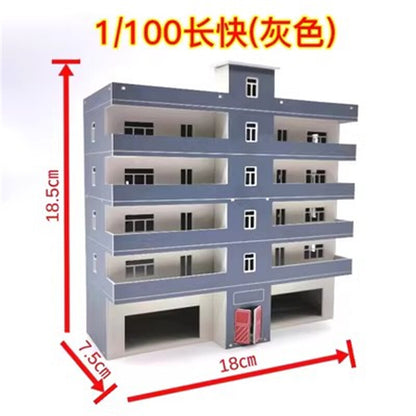 1/100 144 150 Scale School Teaching Building High-Rise Building Model Scene Toy