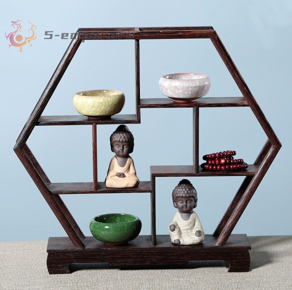 30x32.5x5.8 CM Ji Chi Wood Stand/shelf for Snuffers Netsuke