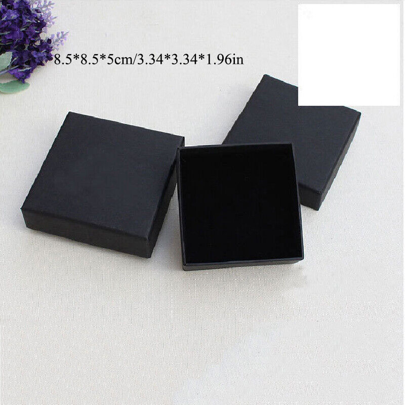 Fashion Ring Necklace Earring Bracelet Paper Bag Wedding Simple Jewelry Gift Box