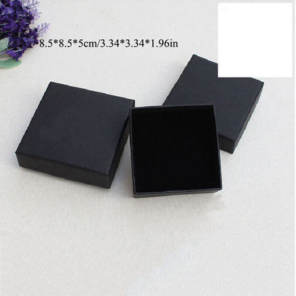 Fashion Ring Necklace Earring Bracelet Paper Bag Wedding Simple Jewelry Gift Box