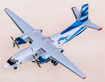 1:400 JC Wings Vulkan Air Antonov An-26B Passenger Plane Diecast Aircraft Model