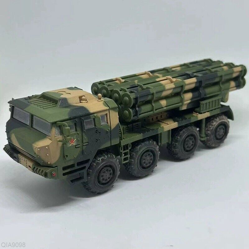 1/72 China PLA PHL-191 Long-range Rocket Launcher Tricolor Camouflage Model