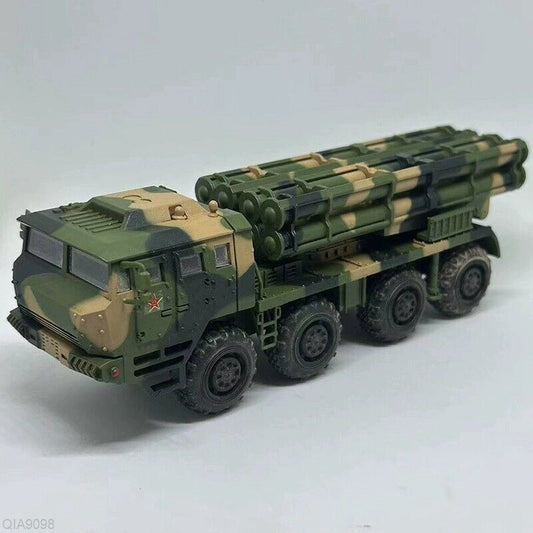 1/72 China PLA PHL-191 Long-range Rocket Launcher Tricolor Camouflage Model