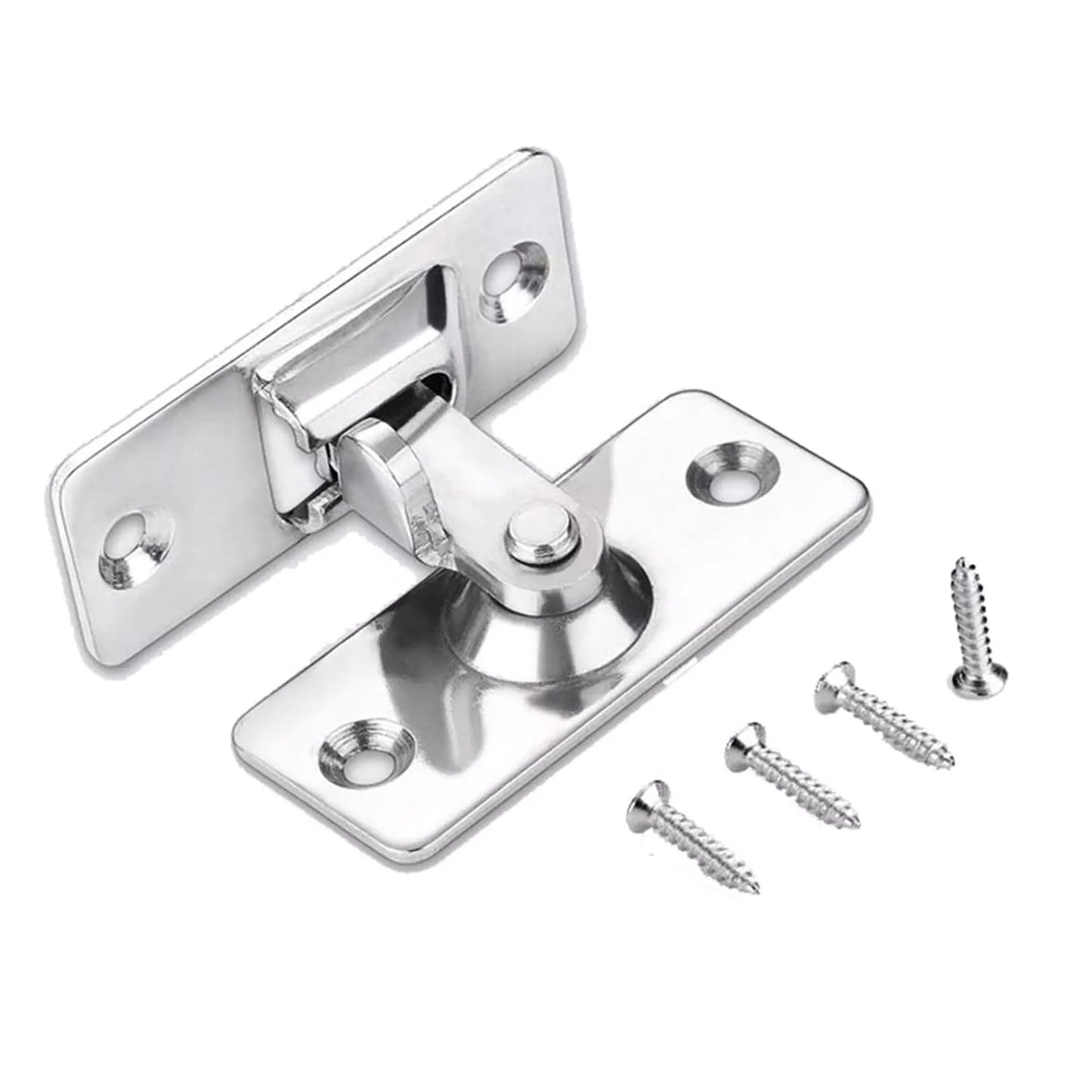 Durable 90 Degree Stainless Steel Latch Safety Right Angle Sliding Door Lock