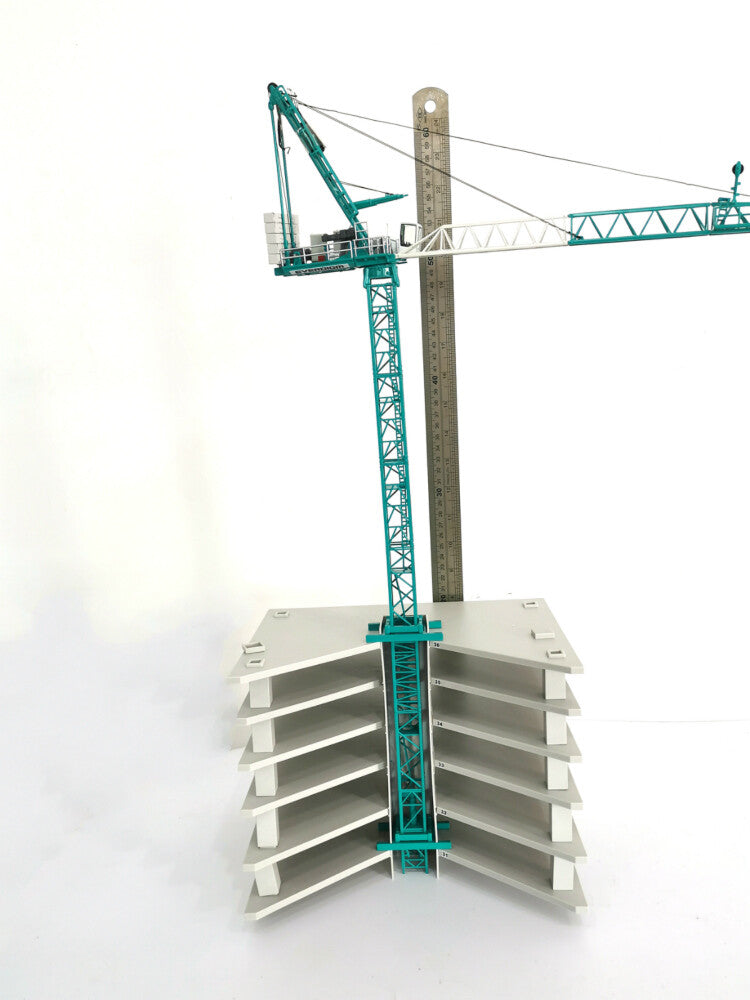 1:87 NZG LIEBHERR ED300L160 HC Tower Crane Contruction Machine Diecast Model