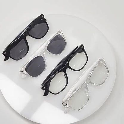 AI translation 100 languages Bluetooth listening songs calling smart glasses