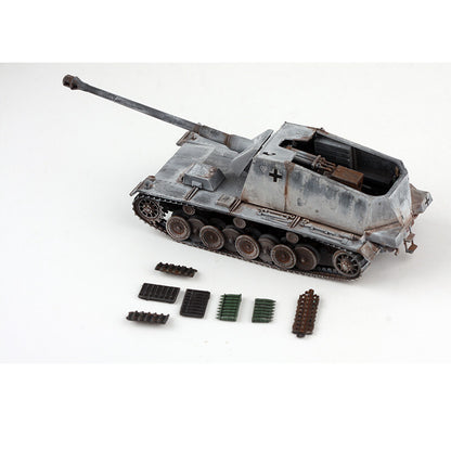 1/72 AM German 128mm Self-propelled Anti-tank Gun Emil Heavy Tank Finished Model