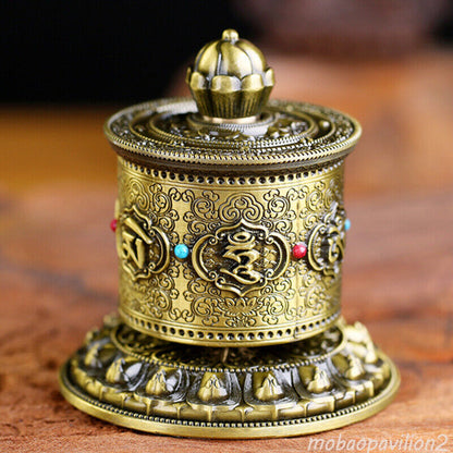 Home Decoration Finger Prayer Wheel Tantric Practice Tools Creative Buddhism