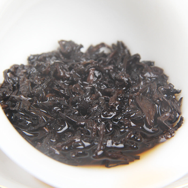 Yunnan Pu'er Tea Menghai Golden Brick Ancient Tree Brick Aged Puer 250g