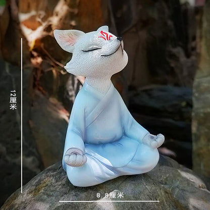 Weasel Figure Decoration Office Home Tabletop Offering Decoration Gift Tea Pet