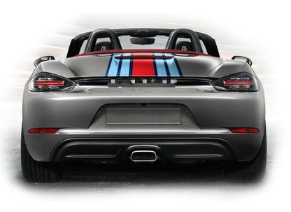 Racing Stripe Car Sticker For Porsche 718 boxser Bonnet Rear Side Door Decals