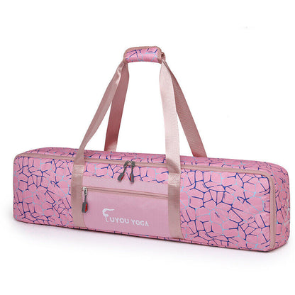 Waterproof Print Yoga Mat Storage Bag Portable Handbag Fitness Shoulder Bags