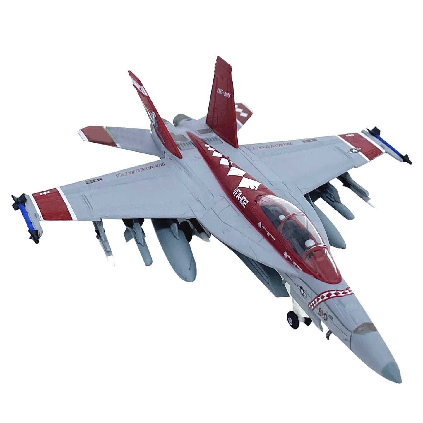 1 x US Navy F/A-18 Super Hornet Strike Fighter VFA-102 Diamondbacks Model