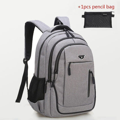 Backpack Men Laptop Backpacks 15.6 Oxford High School Bags Teen Student Backpack