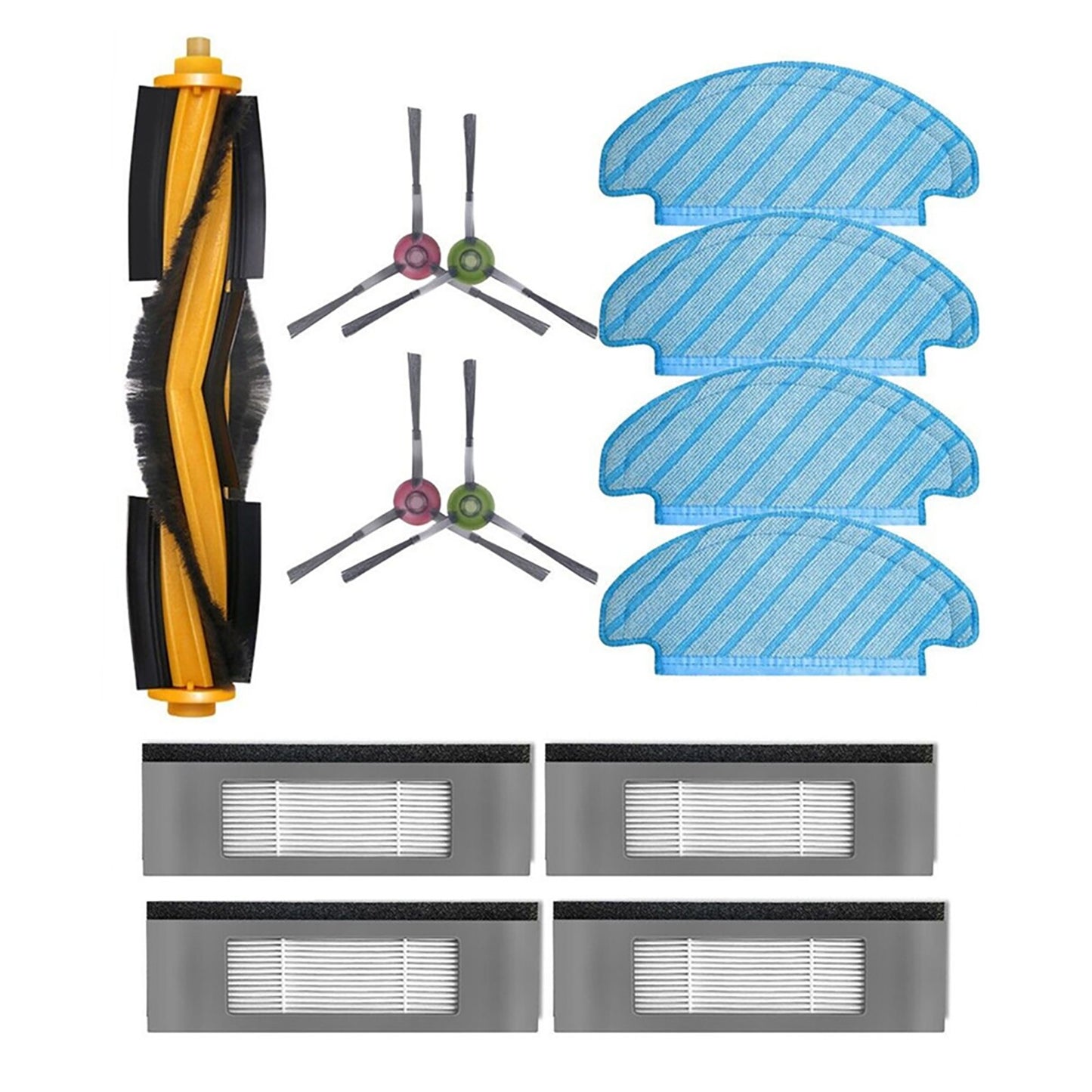 Roller Brush Replacement For Ecovacs DEEBOT OZMO T9 T8 AIVI Max N8 Pro + Vacuum