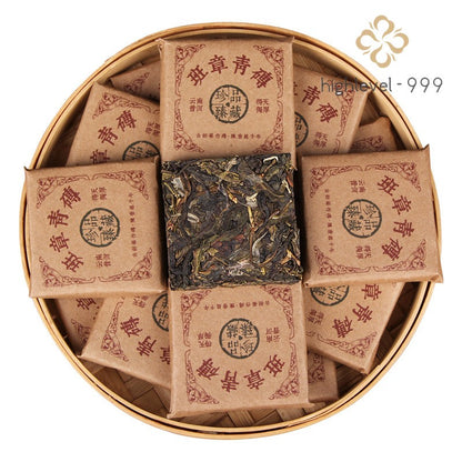 36G Raw Puer 2025 Mini Brick Banzhang Green Brick Yunnan Honey Aromatic Tea -