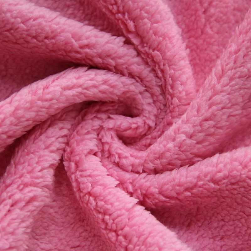 Baby Blanket Swaddling Thermal Soft Fleece Winter Solid Bedding Set Cotton Quilt
