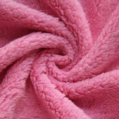 Baby Blanket Swaddling Thermal Soft Fleece Winter Solid Bedding Set Cotton Quilt