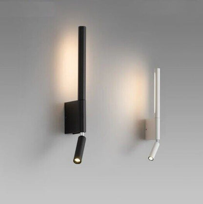 Bedside Wall Lamp Nordic 330 Degree Rotation Adjustable Indoor Lighting W/Switch
