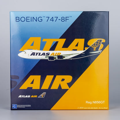 1:400 NG Model ATLAS AIR BOEING 747-8F Plane Airplane Diecast Aircraft Model