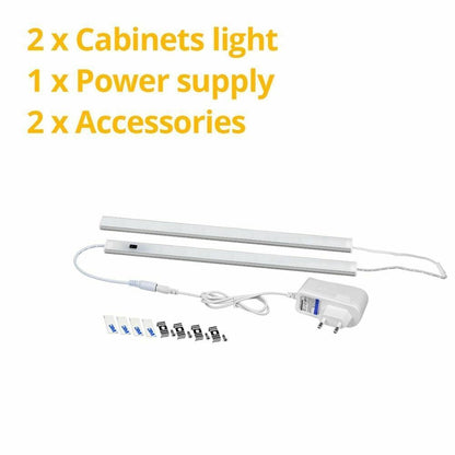 LED Strip Light 5M 10M 15M 20M Aluminum Profile Tube 12V Smart Hand Sweep Sensor