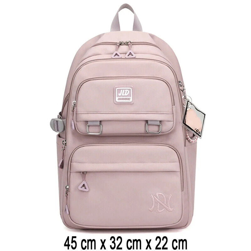 Girl Children Backpack School Bag Back Pack Pink Kid Child Schoolbag Class Kit