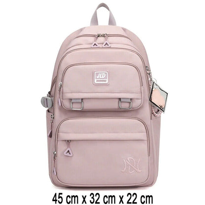 Girl Children Backpack School Bag Back Pack Pink Kid Child Schoolbag Class Kit