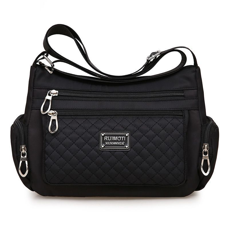 Nylon Shoulder Bag Waterproof Crossbody Bag All-Match Handbag Travel Handbag 1PC