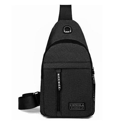 Shoulder Chest Daily Bags Male Female Nylon Waist Packs Crossbody Outdoor Sports