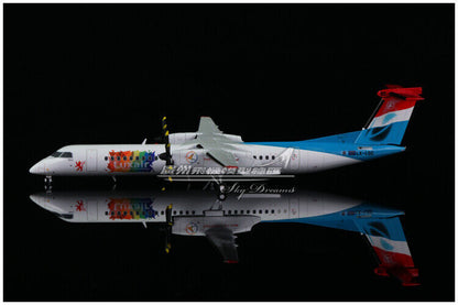 1:200 JC Wings Luxair Bombardier Dash 8 Q400 Passenger Airplane Diecast Model