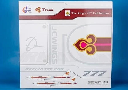 1:200 32CM JC Wings Thai BOEING 777-200 Passenger Airplane Diecast Plane Model