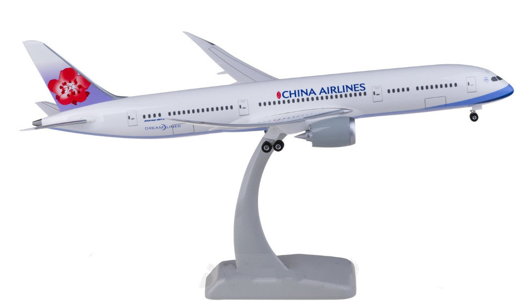 1:200 32CM Hogan CHINA AIRLINES BOEING 787-9 Passenger Plane ABS Plastic Model