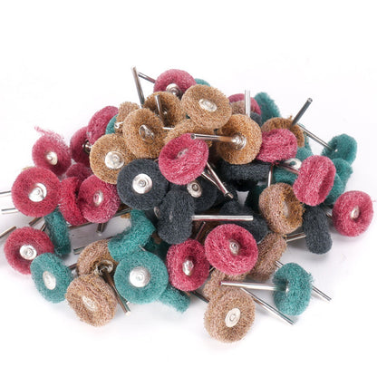 80PPack Abrasive Wheel Grinding Polishing Shank Craft Bit For Dremel Rotary Tool