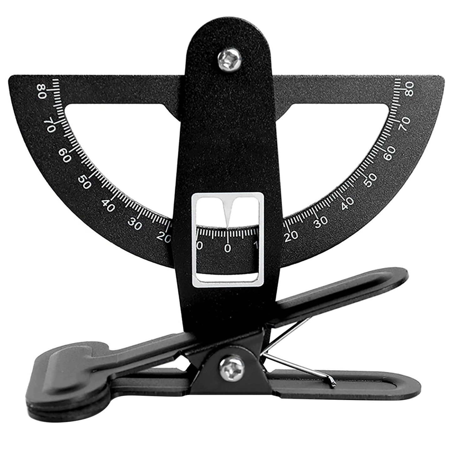 Anodized Aluminum Throw Meter Rudder Angle Ruler Black For RC Model Airplane A