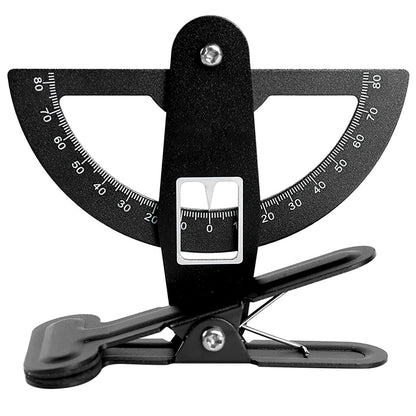Anodized Aluminum Throw Meter Rudder Angle Ruler Black For RC Model Airplane A