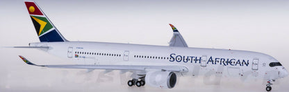 1:200 33CM JC Wings SOUTH AFRICAN AIRBUS A350-900 Plane Flap Down Diecast Model