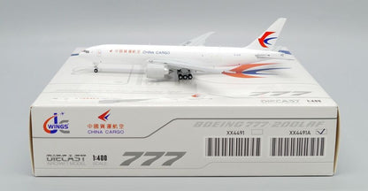 1:400 JC Wings CHINA CARGO BOEING 777-200LRF Aircraft Diecast Flap Down Model