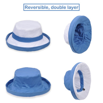 Men Women Wide Brim Sun Hat Breathable Bucket Cap UV Protection Summer Fishing