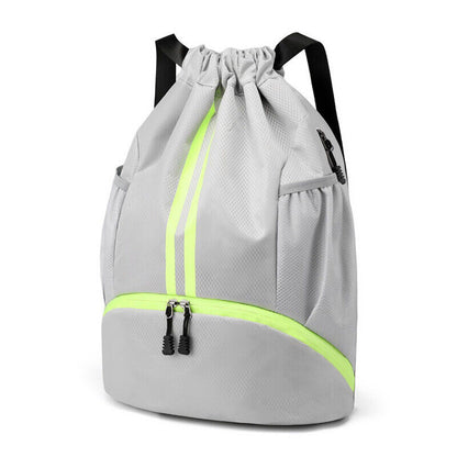 Waterproof Basketball Bag Wet Dry Separation Bags Swimming Drawstring Backpack