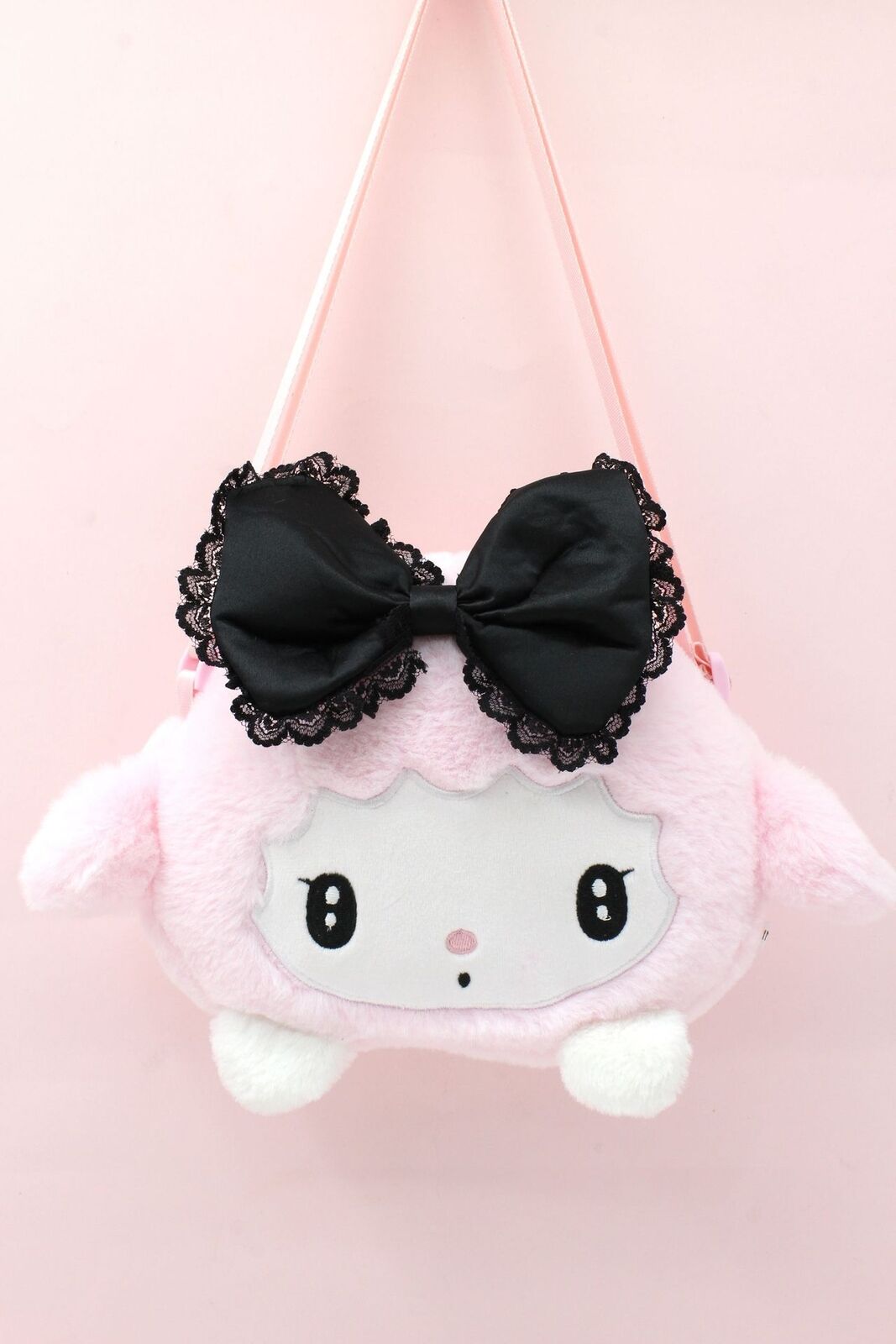Sanrio Plush Toy Melody Kuromi Shoulder Bag Cotton Doll 16Cm