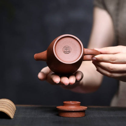 Chinese Tea Pot Hand Carved Junlun Pot Real Yixing Zisha Clay Kungfu Tea Pot New