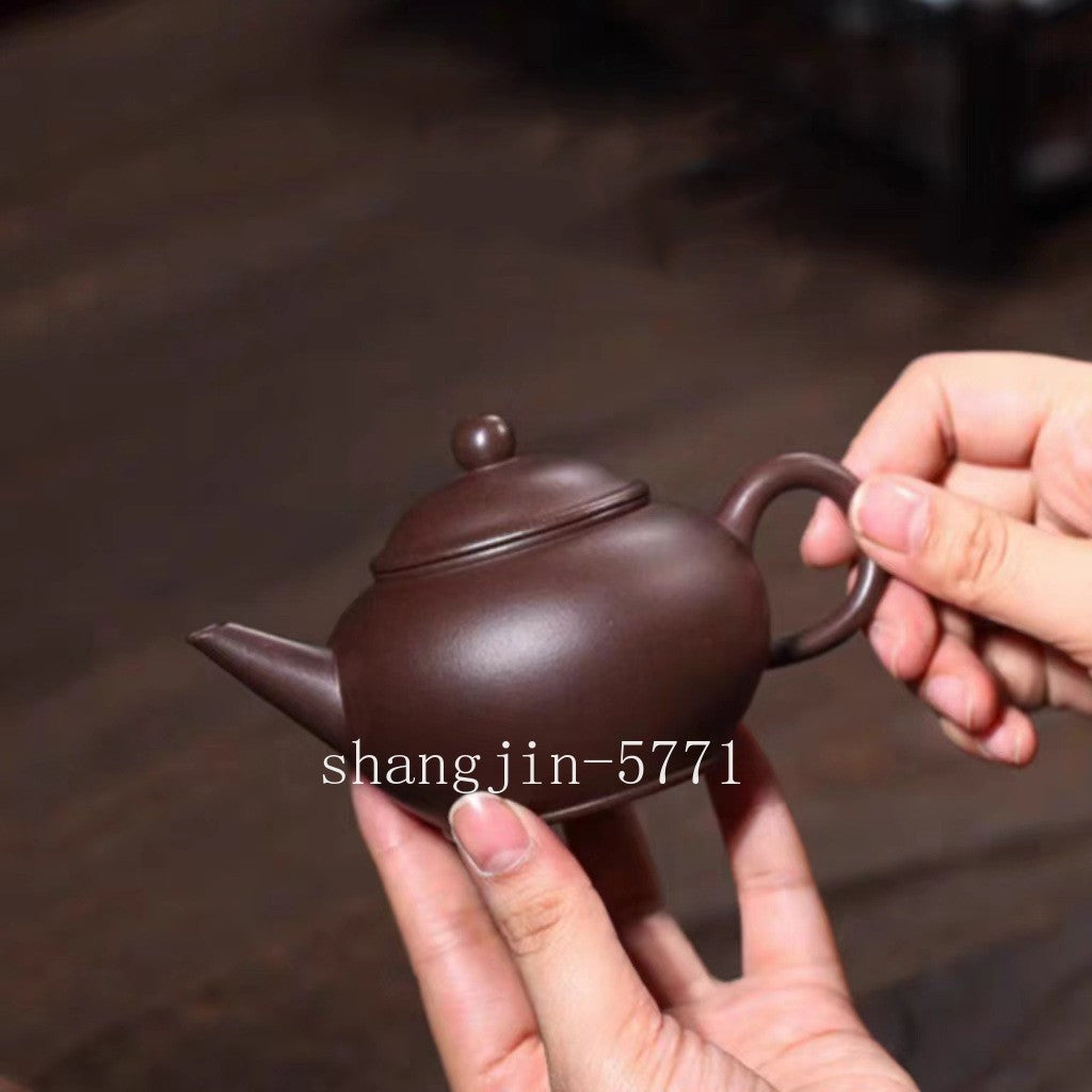 On Sales Real Yixing Zisha Purple Clay Tea Pot Marked 7 Infuser Holes Level Pot