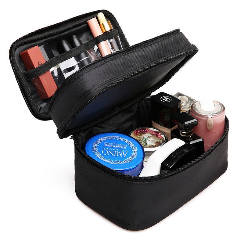 Large Cosmetic Bags Box Waterproof Oxford Make up Case Traveling Organizer Pouch