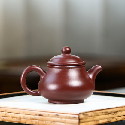 Handmade Tea Pot Pan Pot Marked Chinese Real Yixing Zisha Pot Kungfu Tea Pot New