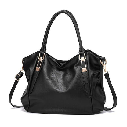 Ladies Leather Hobo Handbag Tote Shoulder Bag Slouchy Soft PU Bag Designer