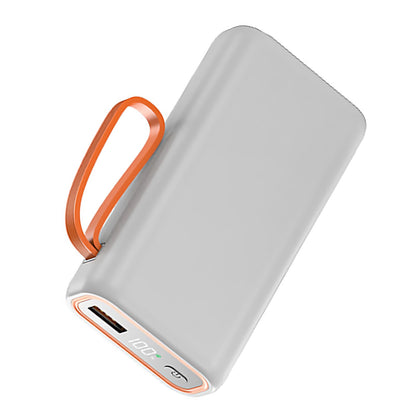 White 2 Slots 21700 Power Bank Case Cage Durable Portable For PC/ Smartphone