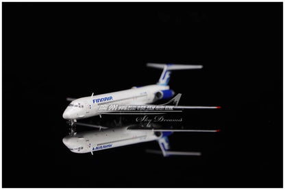 1:400 JC Wings FINNAIR McDonnell Douglas MD-83 Passenger Airplane Diecast Model